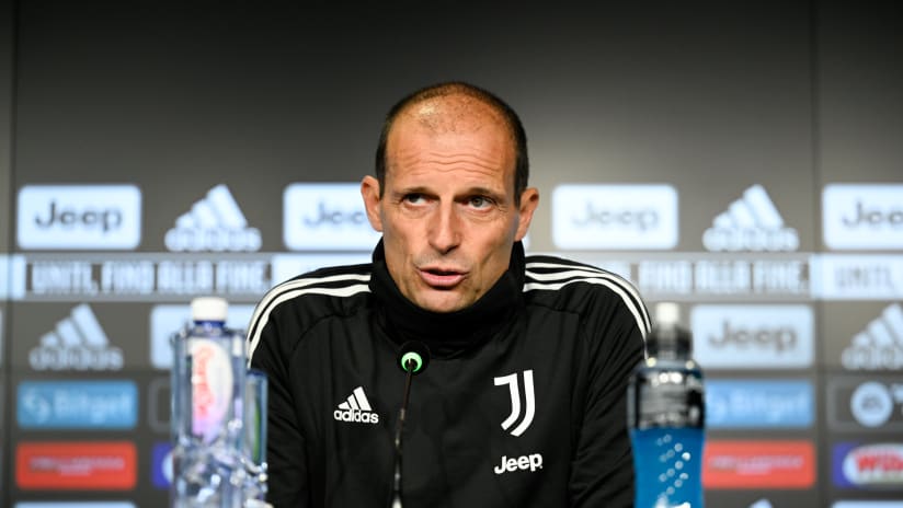 Mister Allegri presenta Juventus - Milan