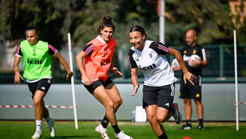 Women | The first training session in Biella
