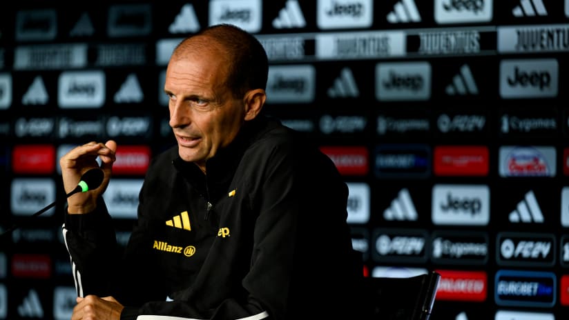 Coach Allegri previews Juventus - Cagliari