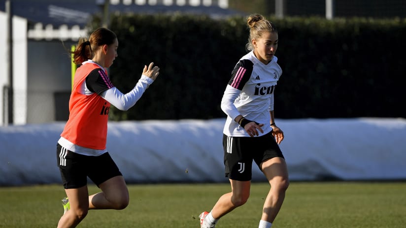 Women | Training towards Juventus - Milan