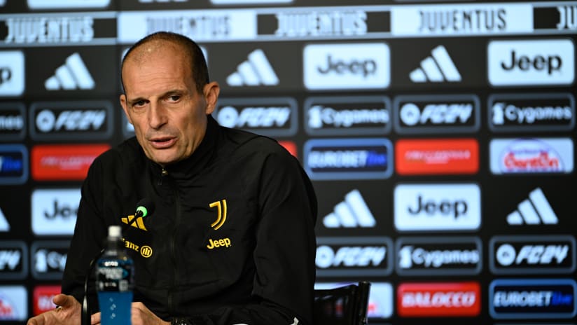 Coach Allegri previews Torino-Juventus