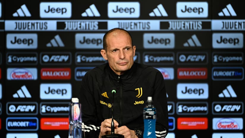 LIVE | Mister Allegri presenta Roma- Juventus