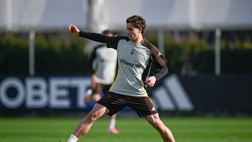 L'allenamento della Juventus verso il match di UCL contro il Benfica