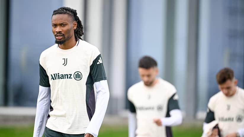 Juventus training sessione before the UCL clash in Madrid
