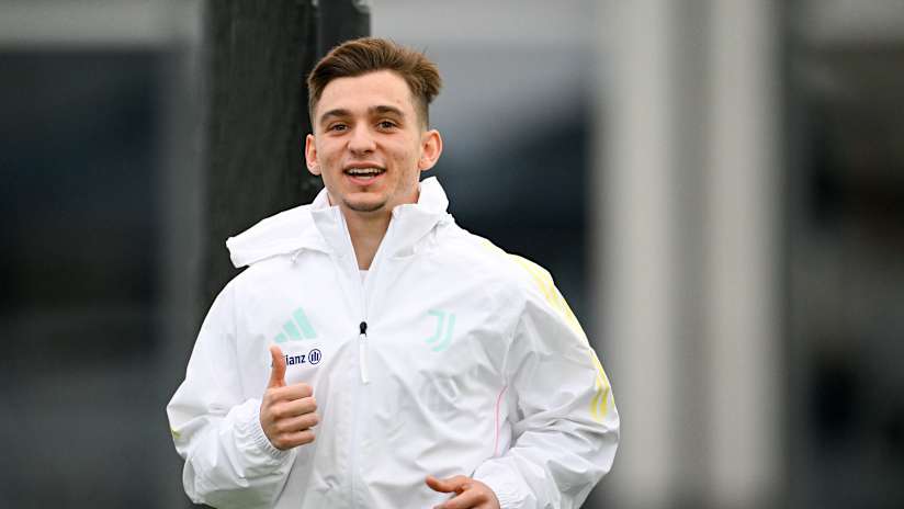Juventus training before the Serie A night against Napoli