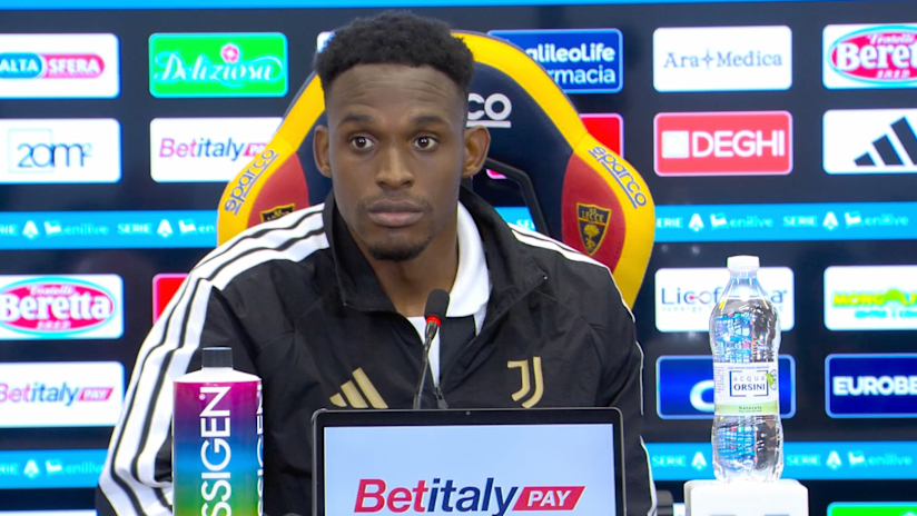 Le parole di Lucumì al termine di Lecce-Juventus