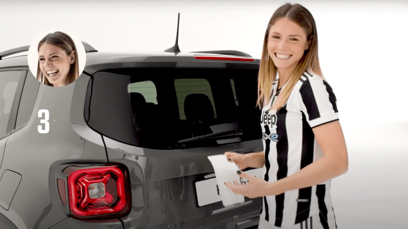 Le Juventus Women affrontano la Napkin Challenge!