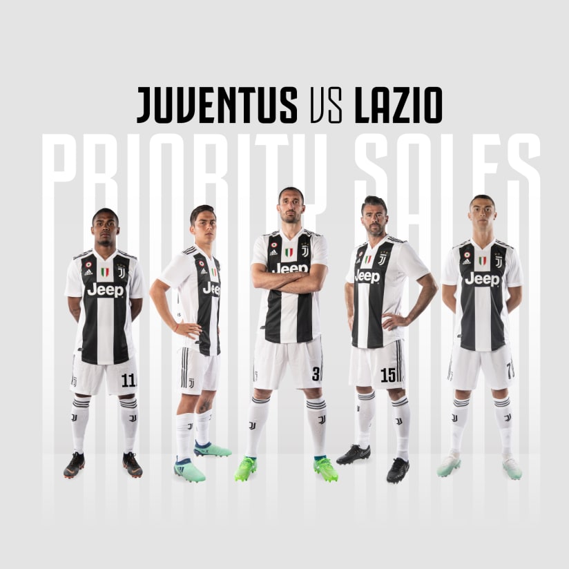 Juventus vs Lazio: Tickets on sale for Members!