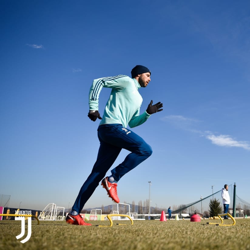 Morning session for the Bianconeri