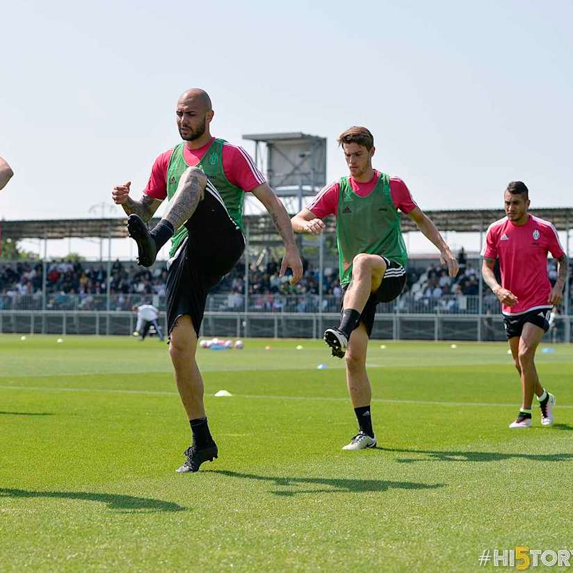 Open training session spectacle in Vinovo