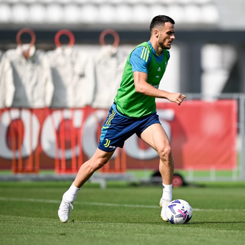 Training Center | Scarico e palla alla Continassa