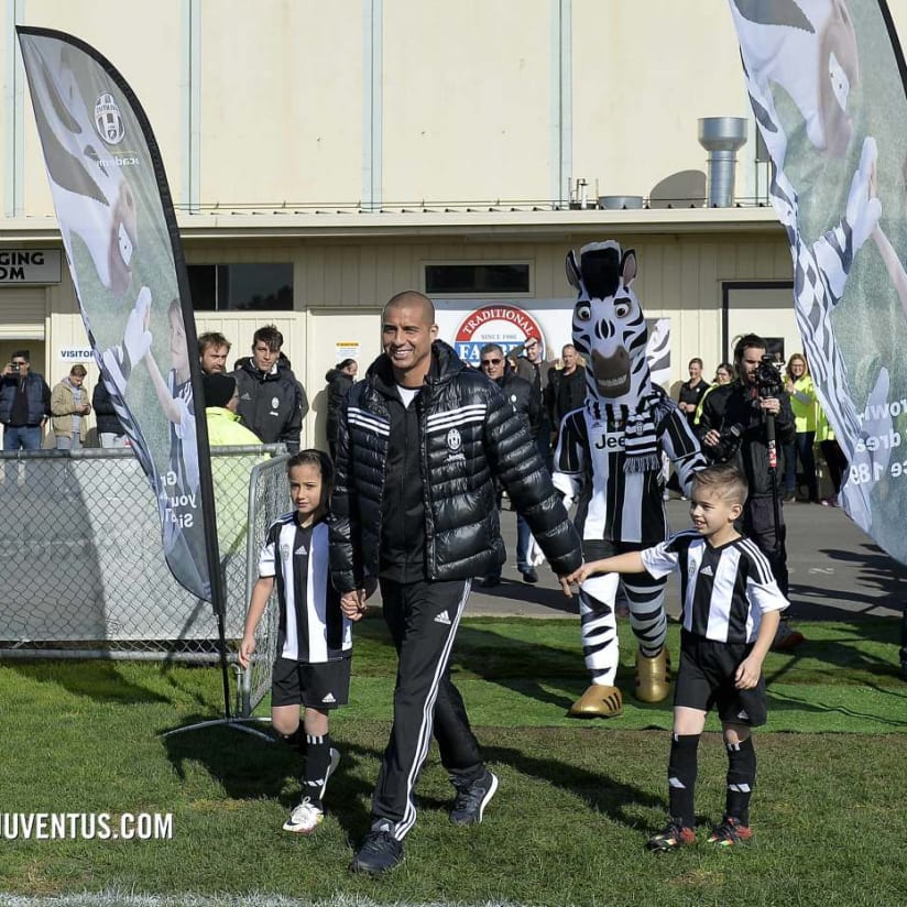 Trezeguet and Jay at Melbourne academy