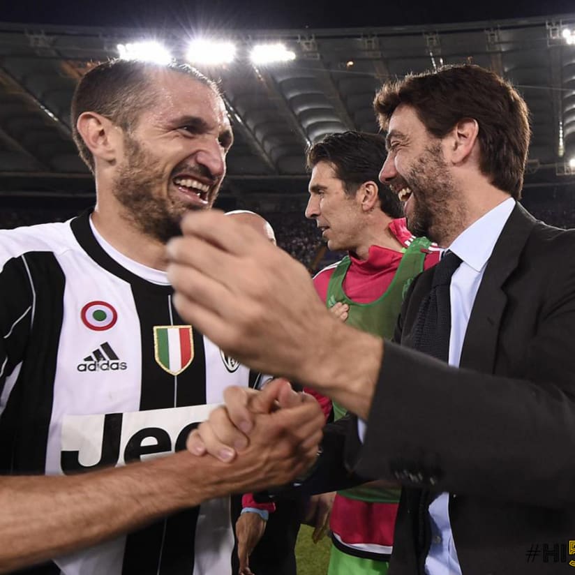 Chiellini: "Kualitas Juara yang bersinar"
