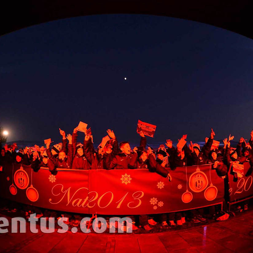 Per i ragazzi della Juve è già Natale