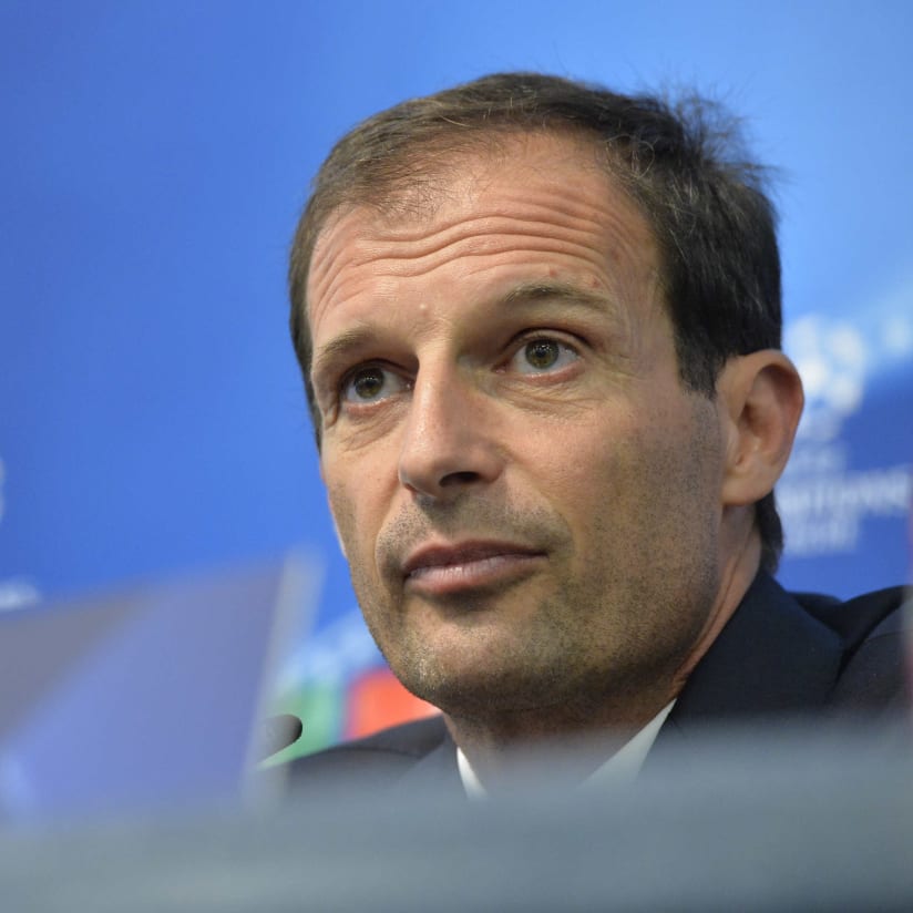 Allegri: “Intensity, courage and focus” 