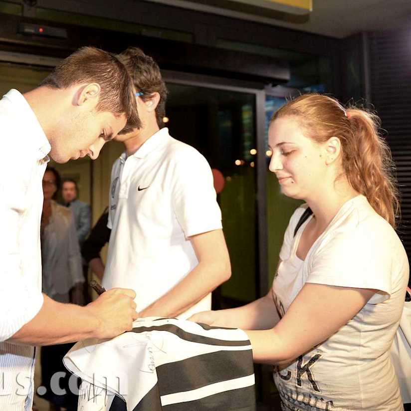 Morata arrives in Turin