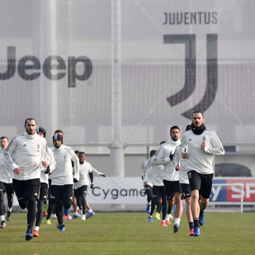 Juve return for first training of 2019