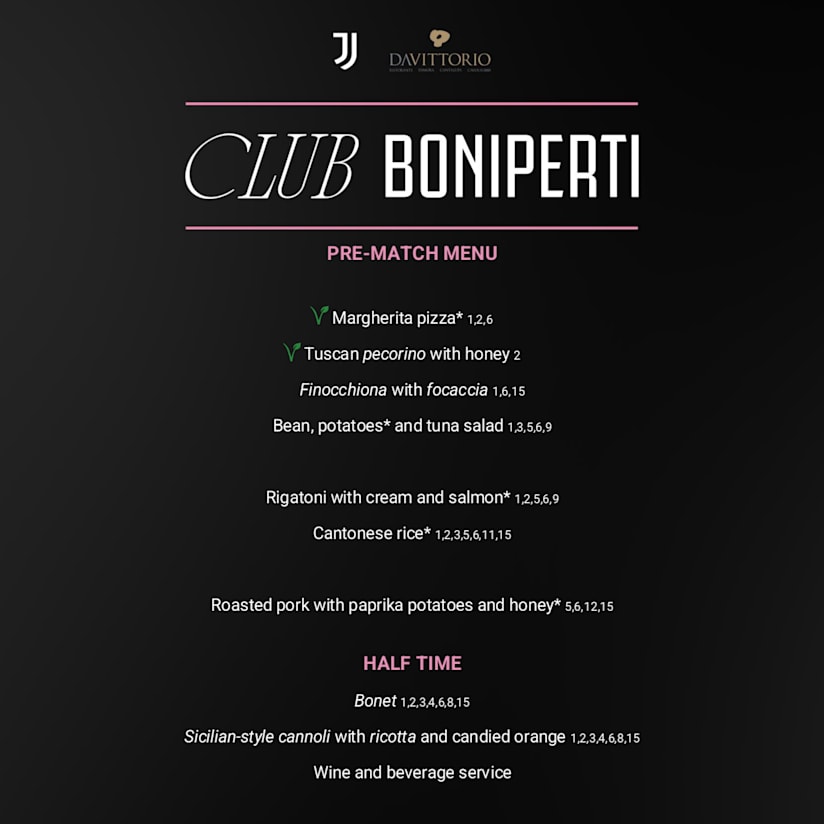 Menu_Club Boniperti J-Pisa ENG