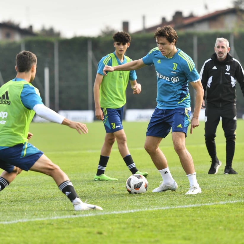 Federico Chiesa si allena con l'Under 17!