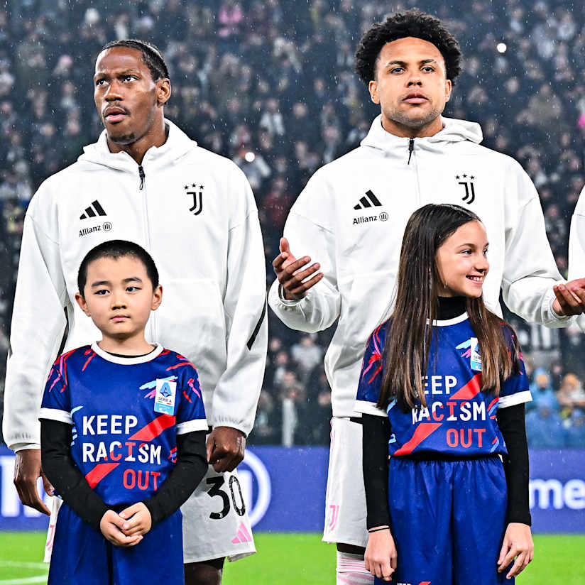 bimbi in campo juventus allianz stadium