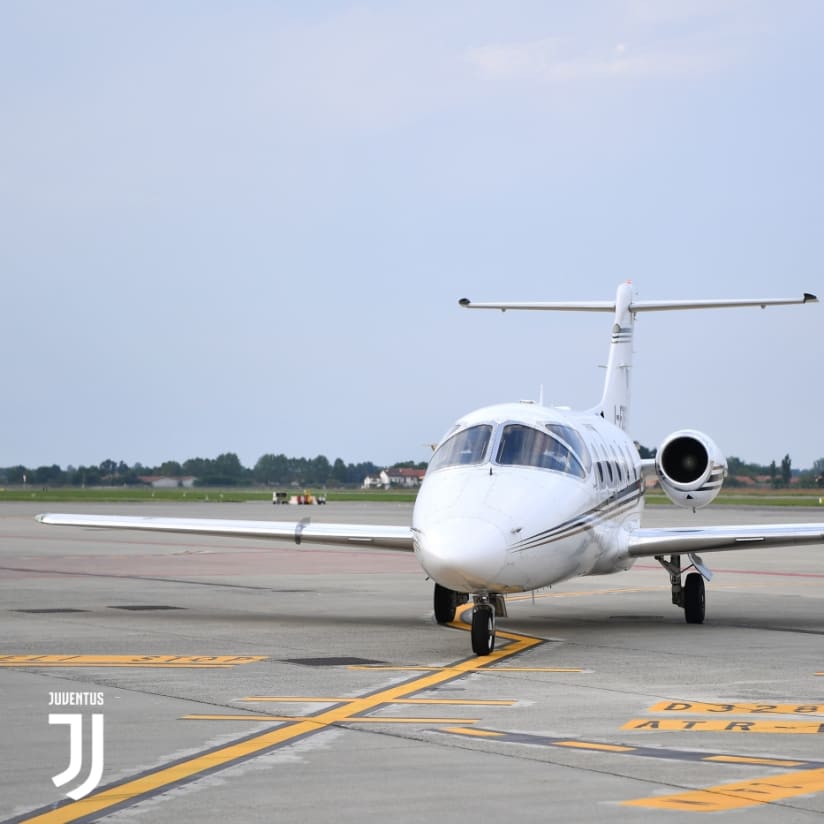 Sarri touches down in Turin