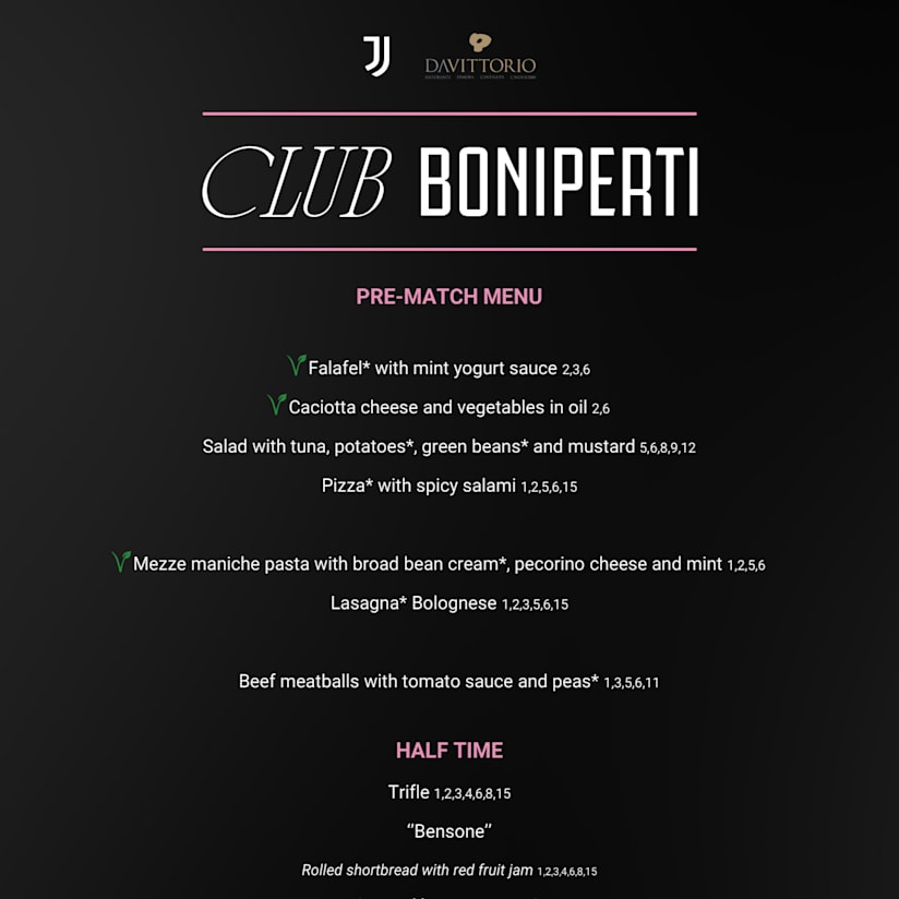 Menu_Club Boniperti J-Bologna ENG