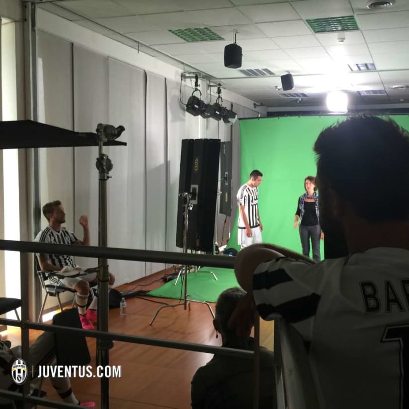 Sesi pemotretan di Vinovo