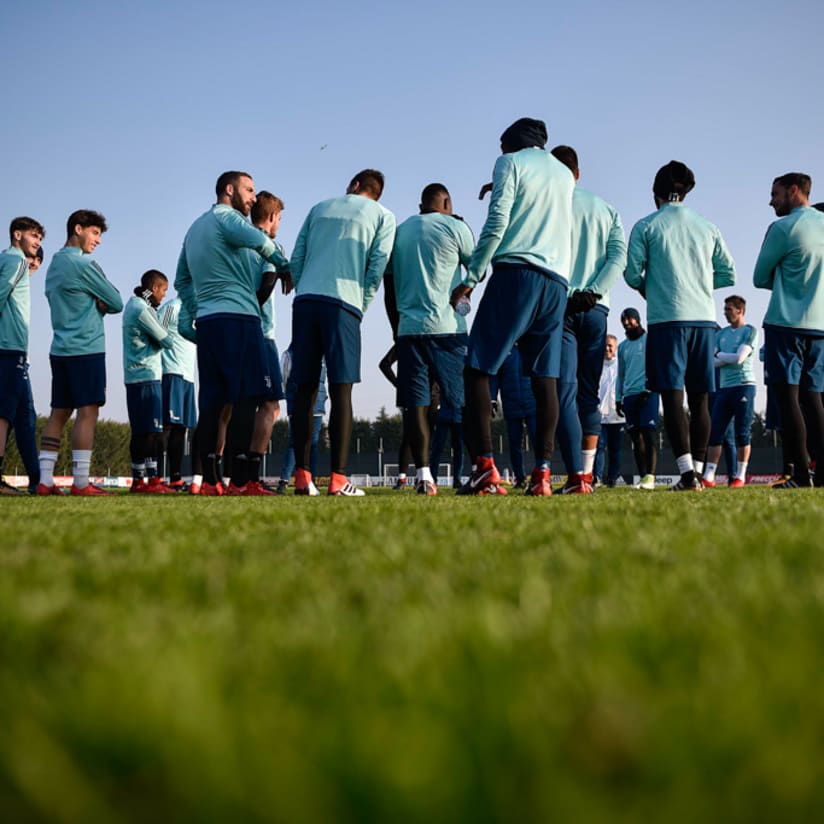 The Bianconeri get back to work