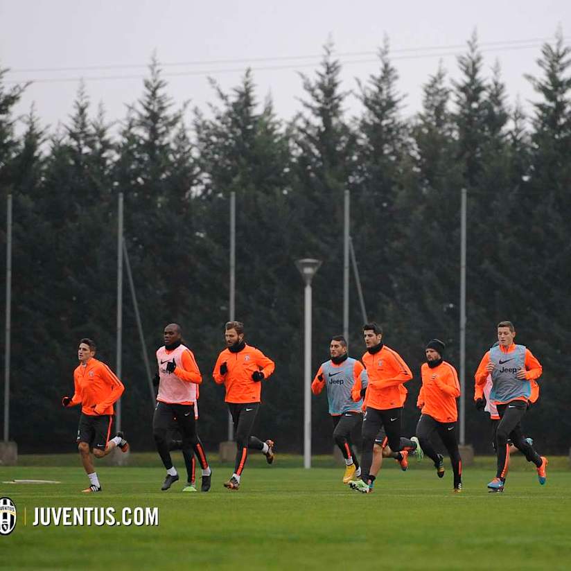Back at work after touching down in Turin