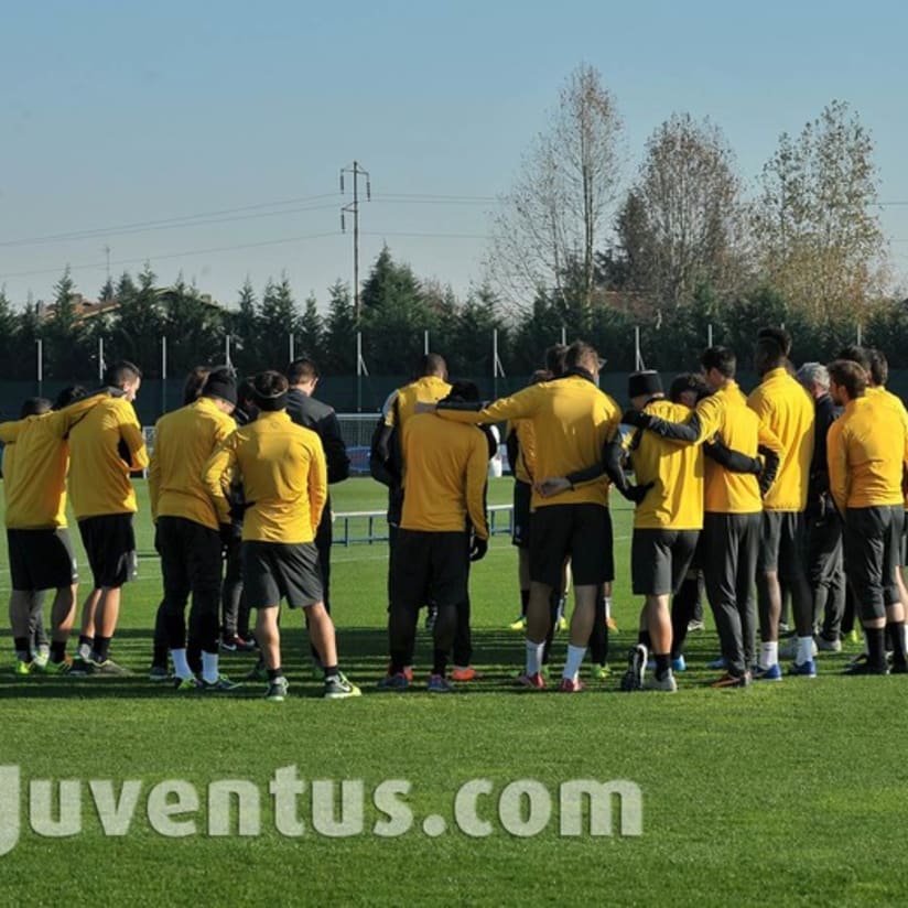 Allenamento a Vinovo dopo la Champions - Juve back in training after Champions League triumph