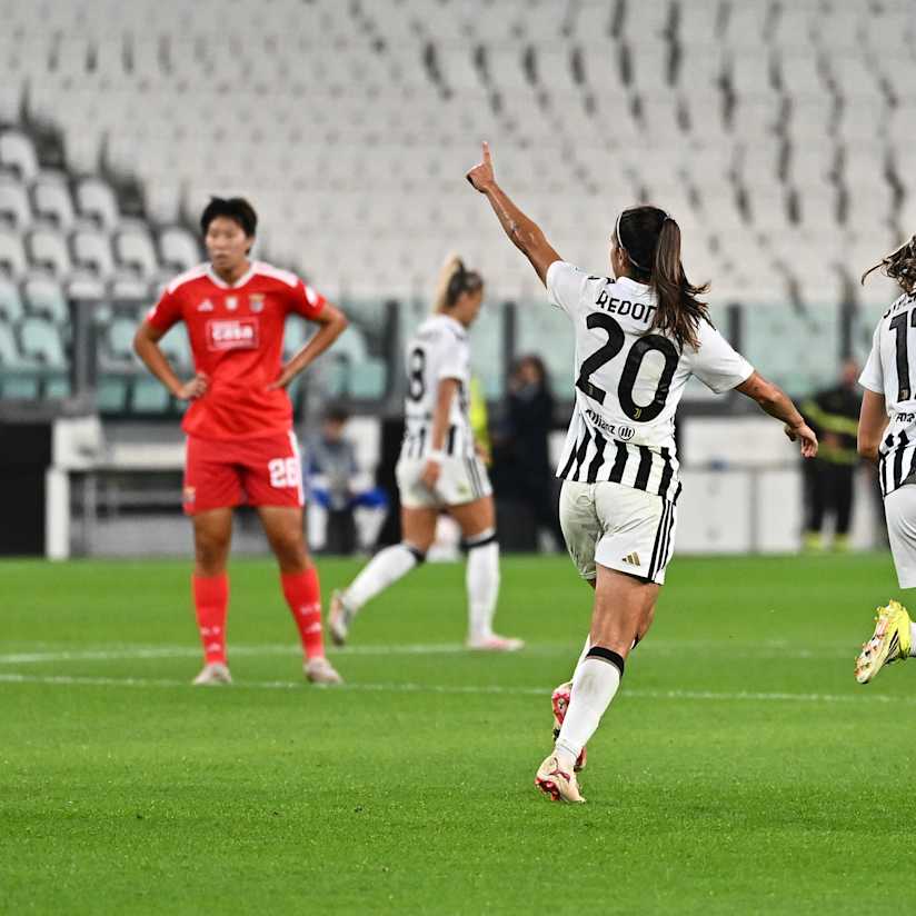 Juventus Women-Benfica | Redondo protagonista: i numeri della sfida