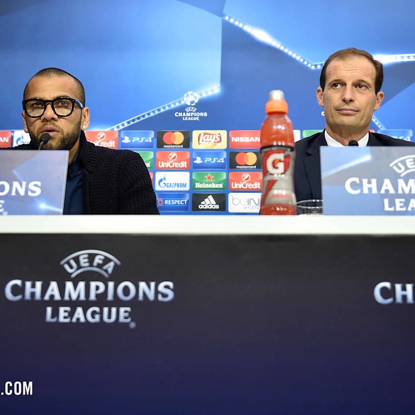 La conferenza stampa della Juventus