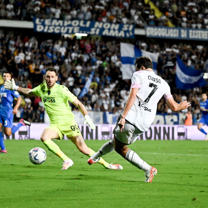 Danilo and Chiesa earn Juve three points at Empoli