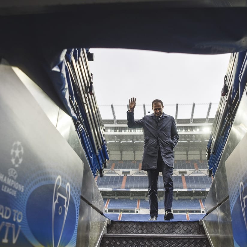 First steps into the Santiago Bernabéu