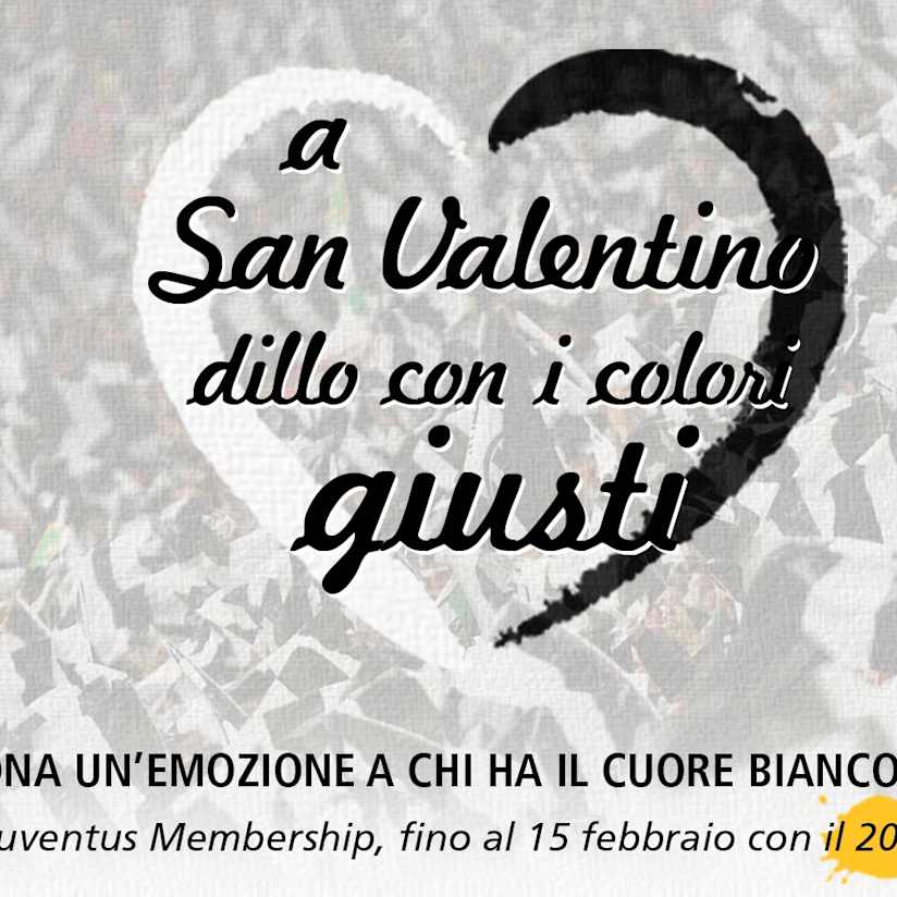 #JMember, per San Valentino fate un regalo bianconero!