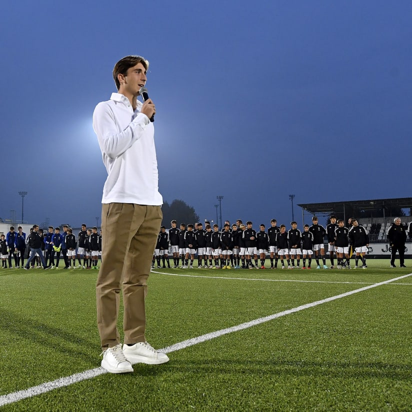 Gallery | La maglia di Miretti nel 'Wall of Dreams'