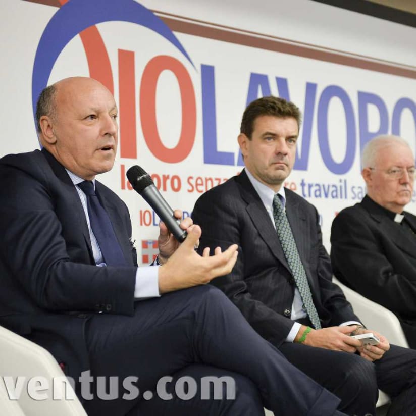 Marotta inaugura “Io Lavoro” allo Juventus Stadium