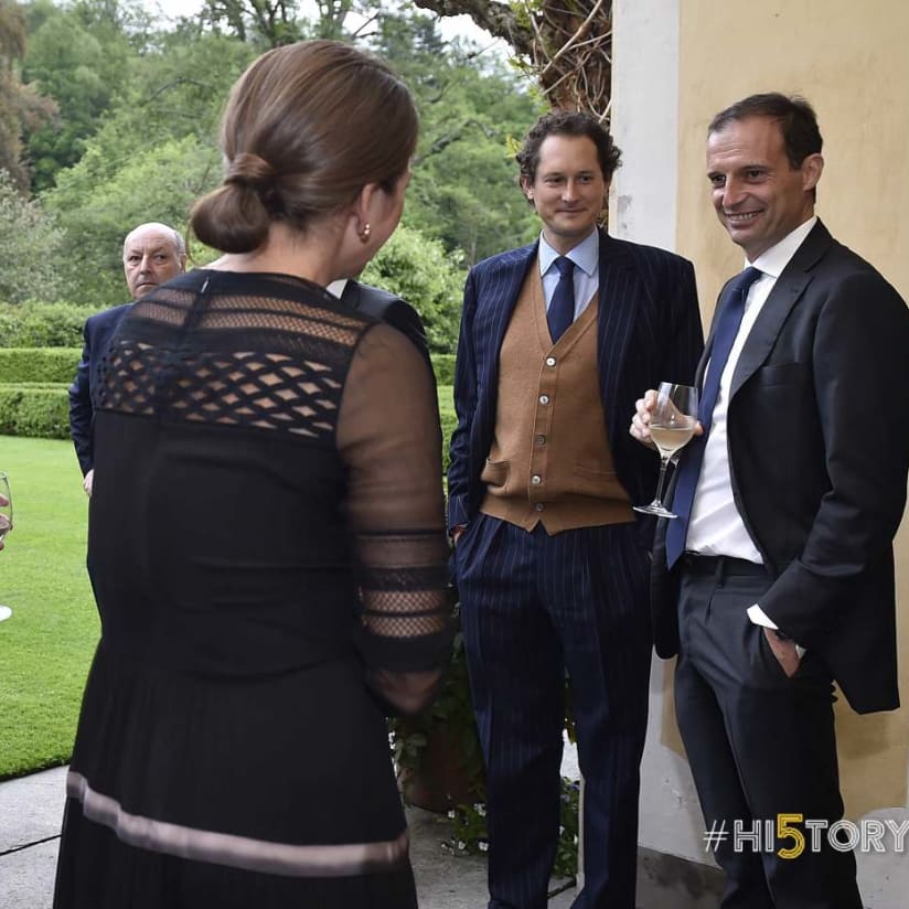 Juve guests of John Elkann at Villar Perosa 