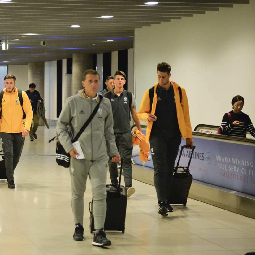 Arrival in Hong Kong