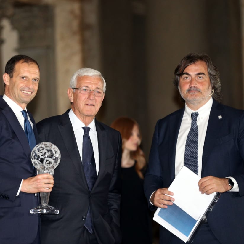 Mister Allegri enters into the Italian Football Hall of Fame 