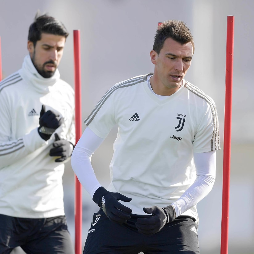Athletic and technical work at Continassa