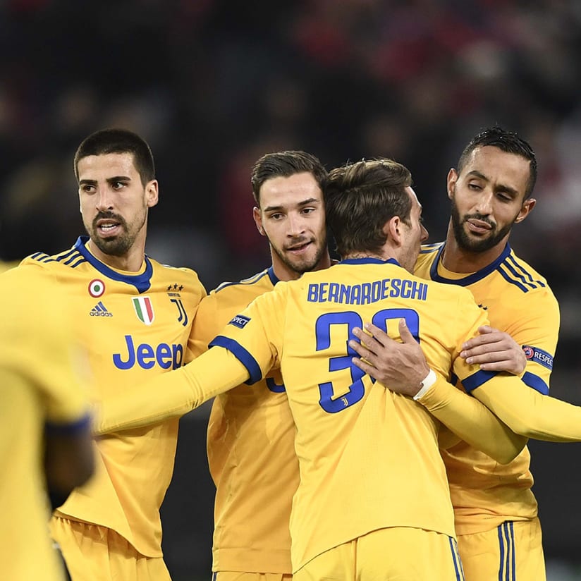 Bianconeri reaction following victory in Athens