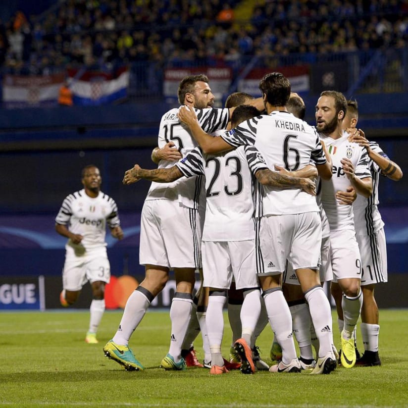 Juve romp to Zagreb win