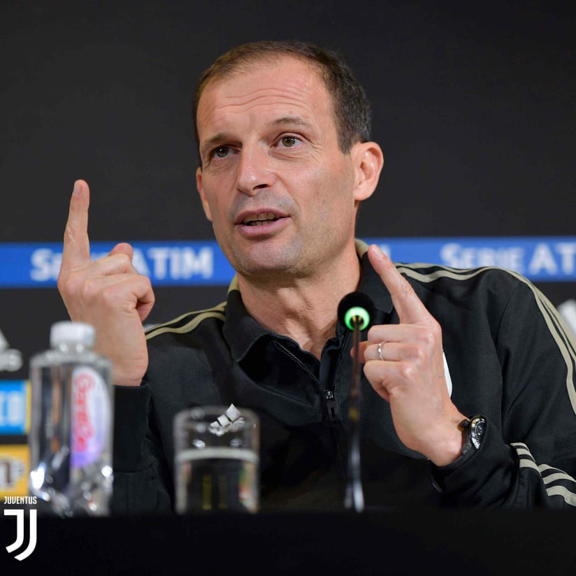 Allegri: «Una bella occasione per portare a casa lo Scudetto»