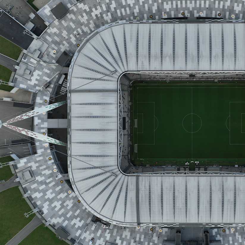 The Allianz Stadium on display at the MAXXI in Rome