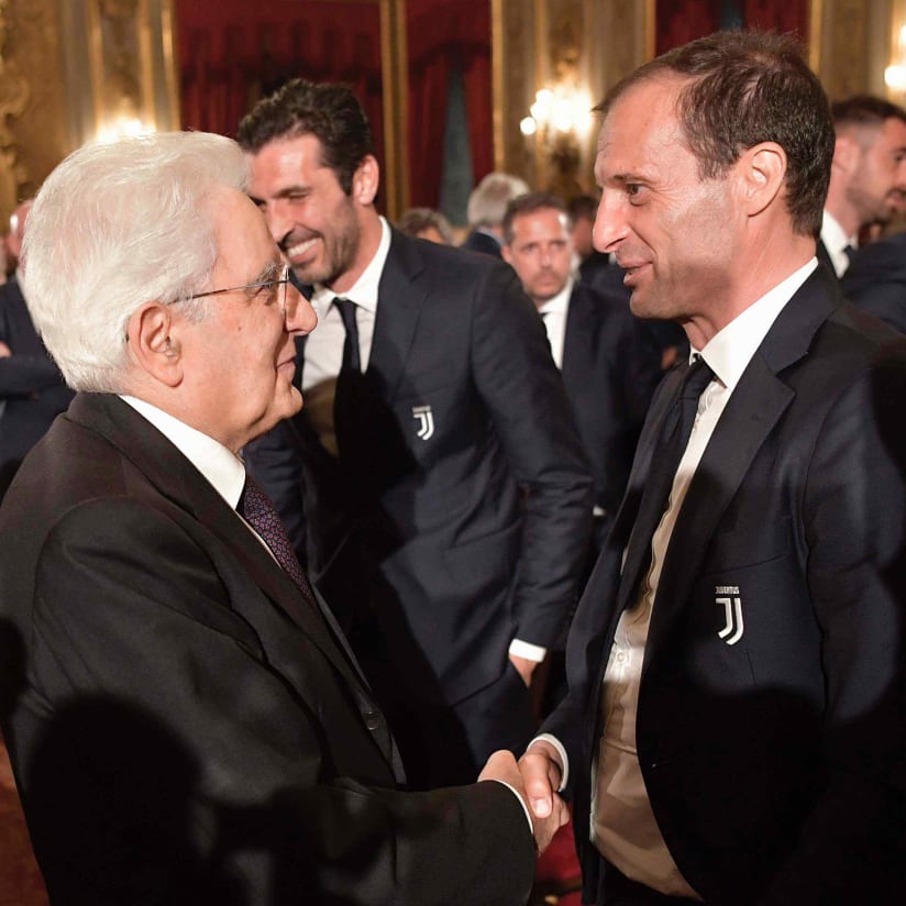 Juventus at the Quirinal Palace