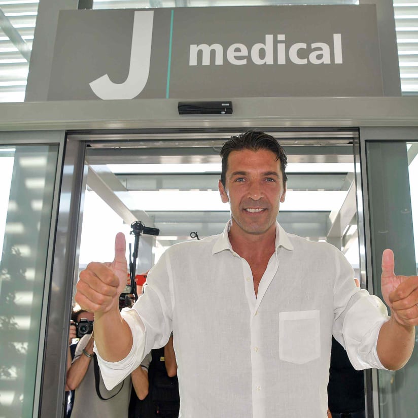  Gigi Buffon's medical is over