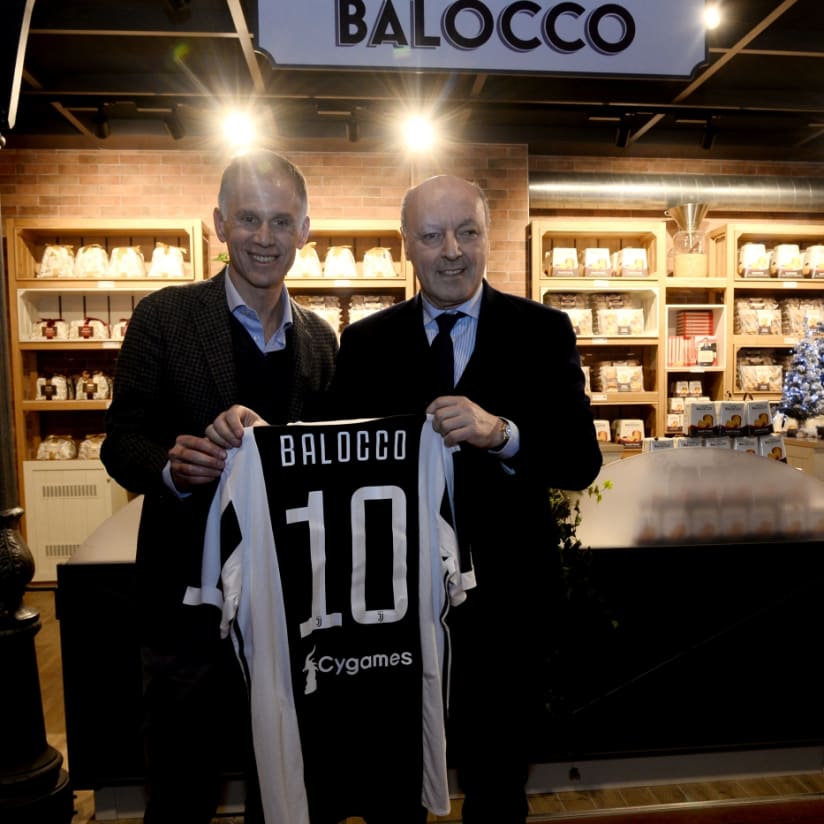 Giuseppe Marotta at "Bottega Balocco"