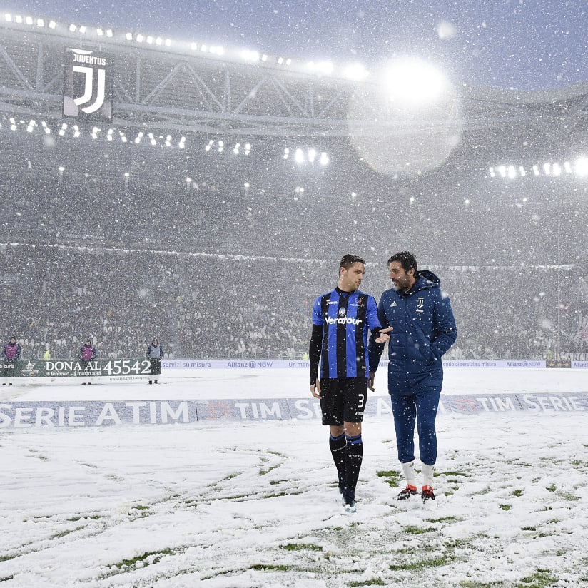 Juventus-Atalanta “in ritardo”: la neve del 2018