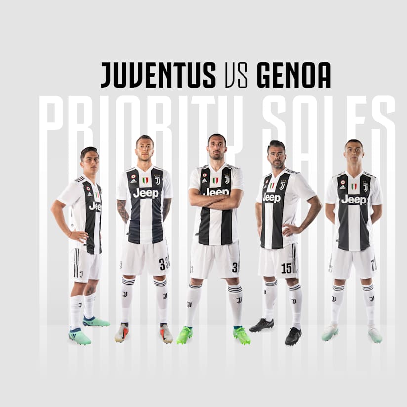 Juve-Genoa tickets on sale!
